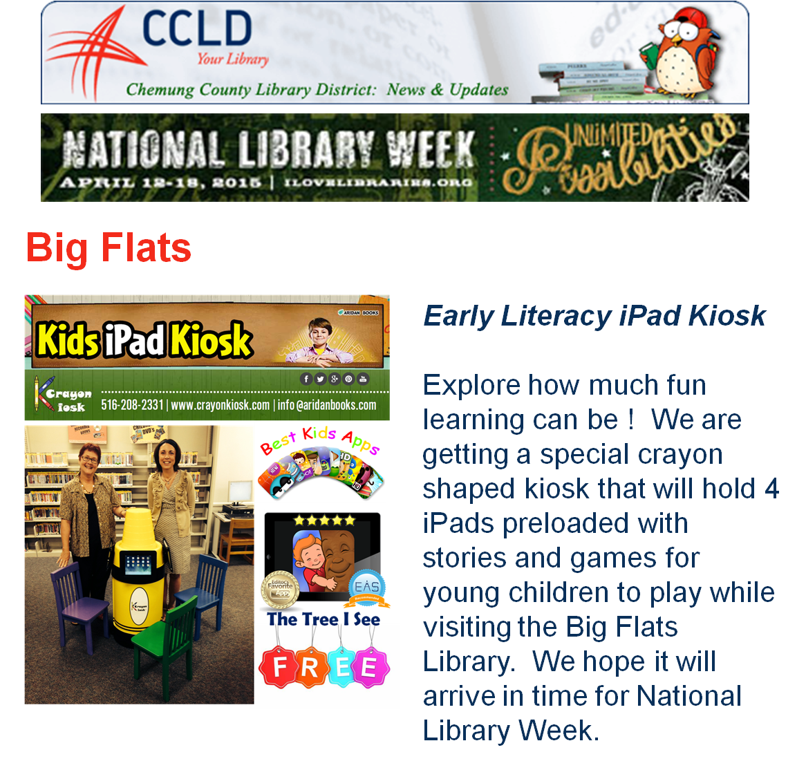 National Library Week 2015 Aridan Books